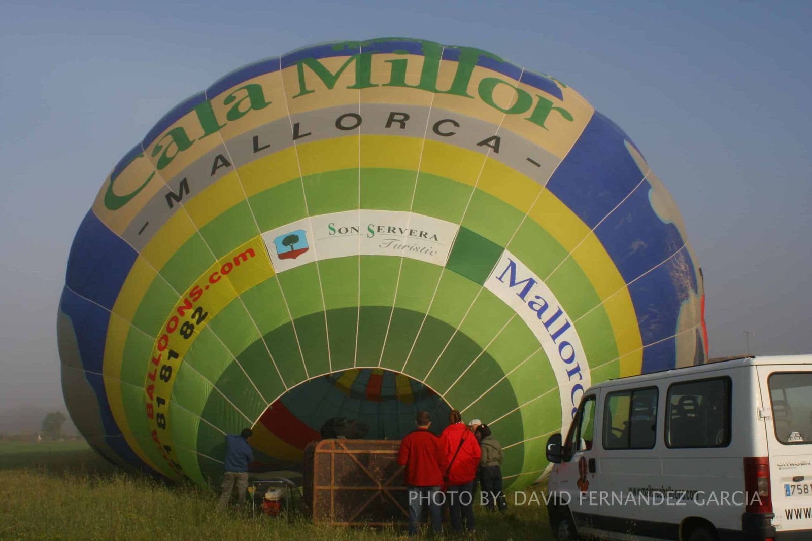 Heißluftballon rüsten auf Mallorca